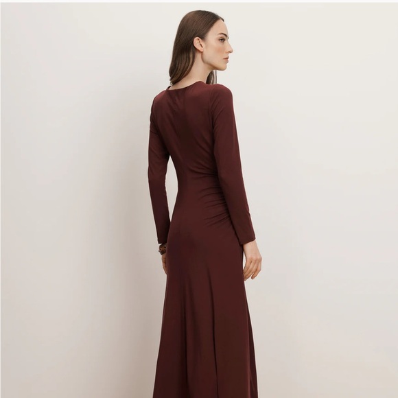 Veronica Beard Theodora Ruched Midi Dress - Picture 4 of 7